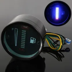10 LED 12V - capteur de niveau de carburant moto / caromètre - alliage d'aluminium